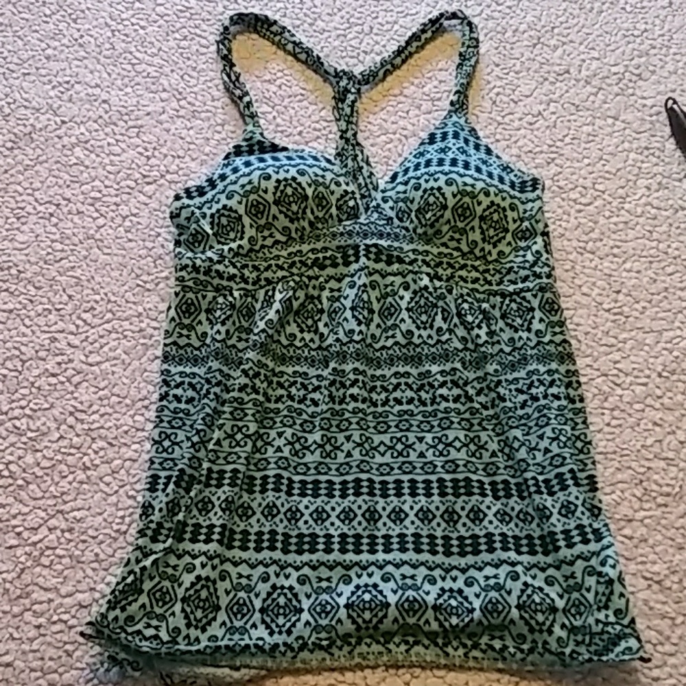 Knotted back tank